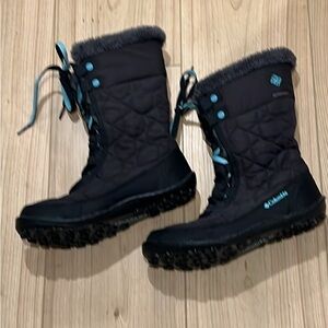 Columbia Girls Minx Black Winter Boots